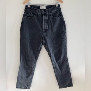 Everlane ‘The Curvy 90s Cheeky Straight Jean in Washed Black, Size 31 Ankle
